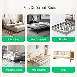 UPGOGO Folding Bed Rail for Toddlers,Baby Bed Rail