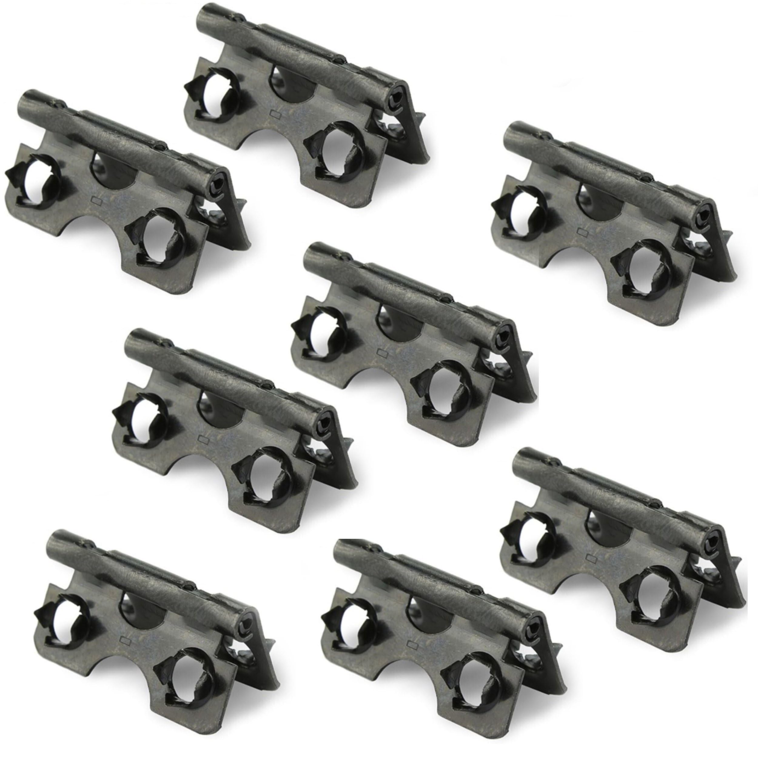 28mm Black AP06 Strut Hinges Pack of 10 Self Fix Press Fit Photo Frame Hinges for Easel Back MDF Fibreboard Hardboard Repair — image 1