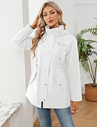 LOMON Women Waterproof Outdoor Hiking Raincoat