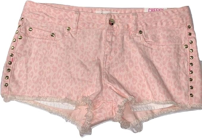 maroon cut off shorts