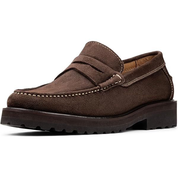 Donald J. Pliner JOE Black Pebbled Leather Lug Sole Penny Loafer with Tan Welt Judd Penny Loafer (Men) | Nordstromrack main image 4