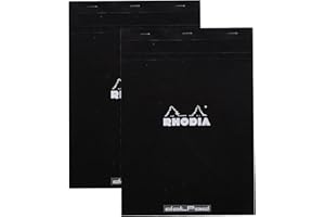Rhodia Black Dot Pad 8.25X11.75 Pack of 2
