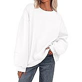 PRETTYGARDEN Oversized Sweatshirt for Women Fall Long Sleeve Crewneck Fleece Loose Fit Casual Pullover Tops Fashion Clothing