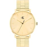 Calvin Klein Men&rsquo;s CK Real Quartz Watch - Slim Case, Bracelet, Minimalist Dial, Water Resistant Up to 30m - Modern, Classic Timepiece - Gift for Him 42mm