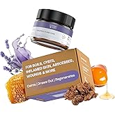 MyMagicHealer Universal Flare Care | Drawing Salve for HS, Boils, Cysts, Hemorrhoids, Pilonidal Cyst, Abscess | Anti-Chafing, Wound Care, Relief for Itching Skin w/Propolis & Egg Yolk Extract 1 oz
