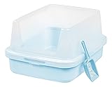 IRIS High-shield Open Litter Pan Set, Blue