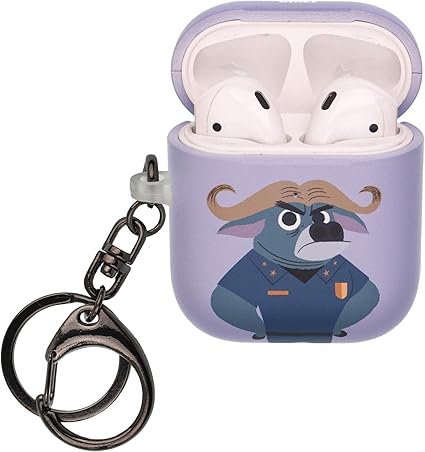 Amazon Disney Zootopia ディズニー ズートピア Airpods と互換性があります ケース キーホルダー エアーポッズ用ケース 硬い スリム ハード カバー ズートピア ボゴ署長 並行輸入品 イヤホン ヘッドホンケース オンライン通販