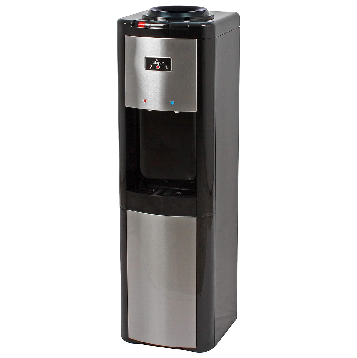 Vitapur VWD366BLS-K Top Load (Hot, Room and Cold) Black/Stainless Steel Water Dispenser one size