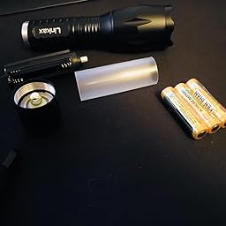 Amazon Linkax Led 懐中電灯 最新進化版 超高輝度ハンディライト強光ズーム式5モード 軍用 強力 防災 防犯 フラッシュライト 2セット Linkax ハンディライト