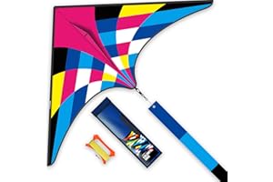 SGFTRE Colorful Rainbow Kite for Adult and Kids，Easy to Fly,Kites for Kids Ages 8-12，Outdoor Fun Sports Beach Children Toys Kites