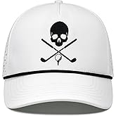 Funny Golf Hats for Men Women,Golf Gifts Skull Baseball Cap for Adults Humor