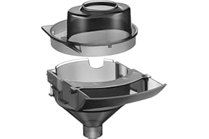 Gulfmew 1 Sets Replacement Funnel Compatible with Baby Brezza Replacement Parts Funnel and Cover Baby Formula Dispenser, Grey