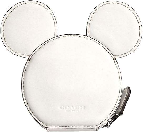 Amazon コーチ Coach 財布 レディースコインケース ディズニー レディース アウトレット レザー ミッキー Coach X Disney ミッキー耳型 F Qbchk チョーク コーチ Coach レディース Coach コーチ 財布