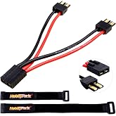 Hobbypark RC Battery Harness Parallel Connection Adapter Connector Cable Wire Adapter for Traxxas, Replacement of 3064