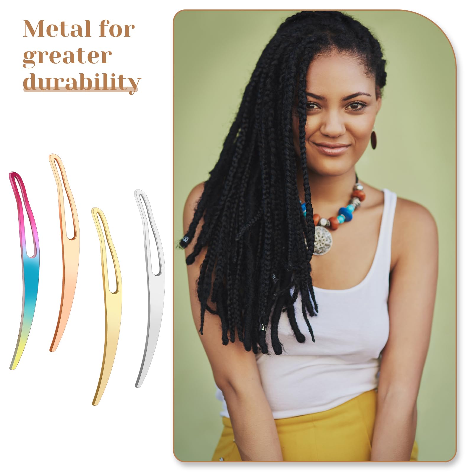 Mua ZEYIYER 4PCS Interlocking Tool for Locs, Sisterlock Retighten Tool ...