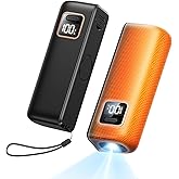 Hand Warmers Rechargeable 2 Pack, 3 Sided Fast Heating, 6000mAh Magnetic AI Electric Handwarmer with LED Light, Smart Display, 5 Heat Settings for Hunting, Golf, Men Women Kids Gifts