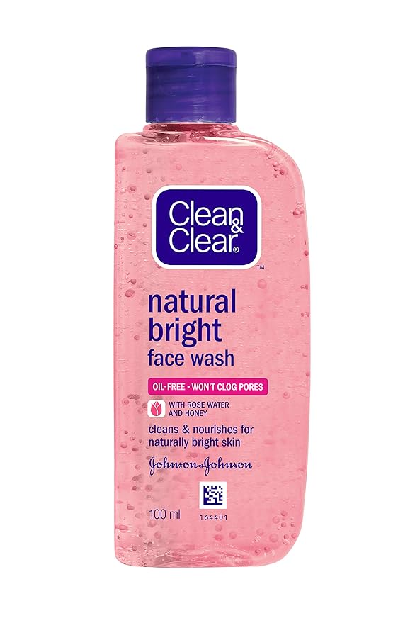 clean clear brightening face wash