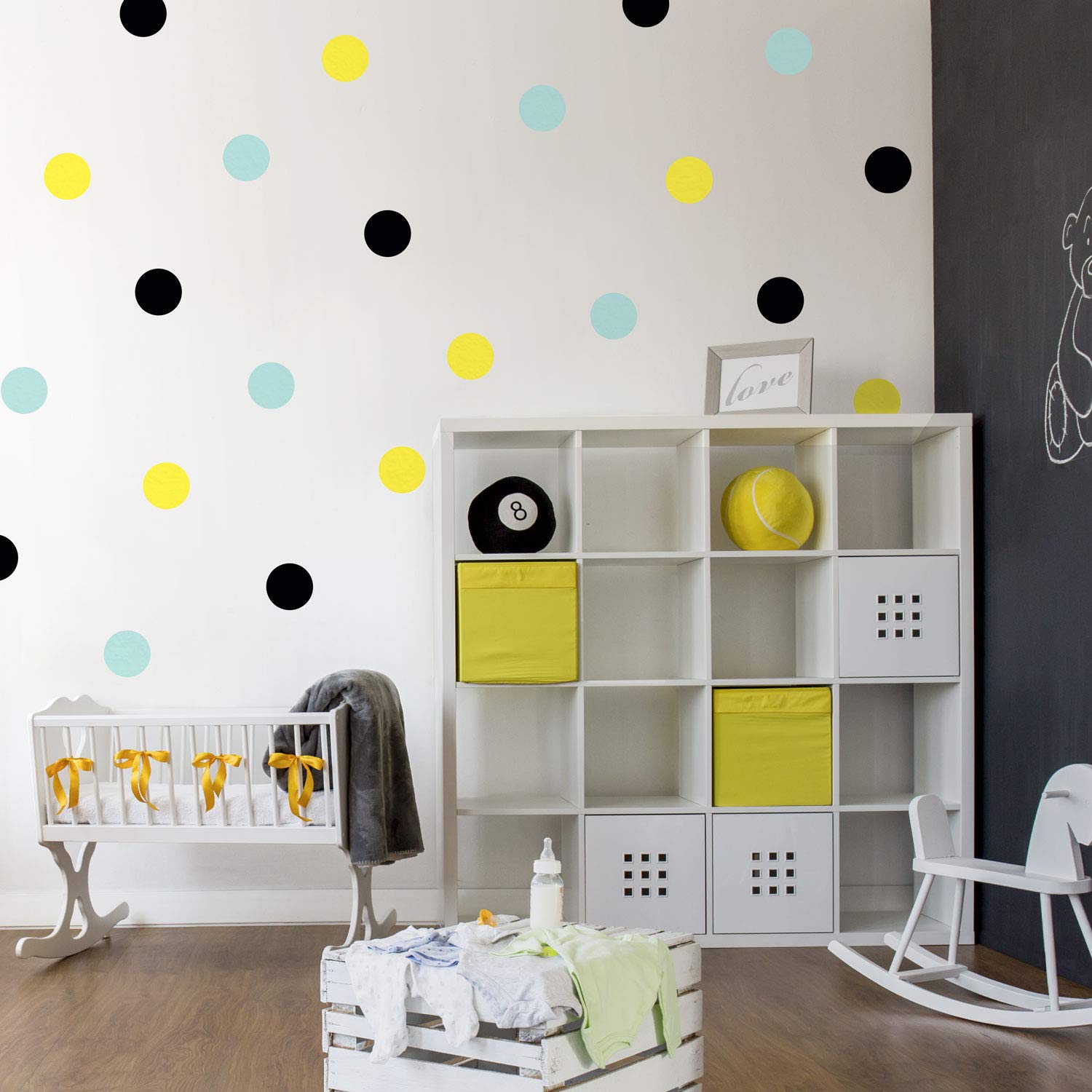 Spot Wall Stickers | Lots of Colours Options Available | Perfect for a Baby's Nursery or Child's Bedroom