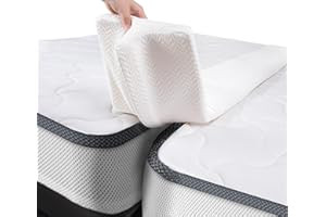 ENITYA Split King Gap Filler for Adjustable Bed, Twin to King Bed Converter,Bed Gap Filler,Mattress Connector,Bed Bridge Twin to King with Washable Cover,for Stayovers and Family Room(75" L x 10" W)