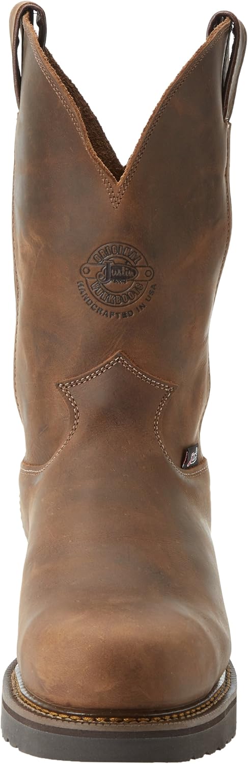 justin jmax steel toe work boots