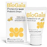 BioGaia Protectis Baby Probiotic Drops | Baby Essentials for Colic & Gas Relief | Safe for Newborns | Ease Crying, Fussing, Colic, Gas, Spit-ups & Constipation | No Dairy, Soy & Gluten | 5mL