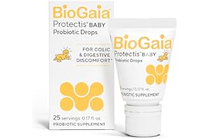 BioGaia Protectis Baby Probiotic Drops | Baby Essentials for Colic & Gas Relief | Safe for Newborns | Ease Crying, Fussing, Colic, Gas, Spit-ups & Constipation | No Dairy, Soy & Gluten | 5mL