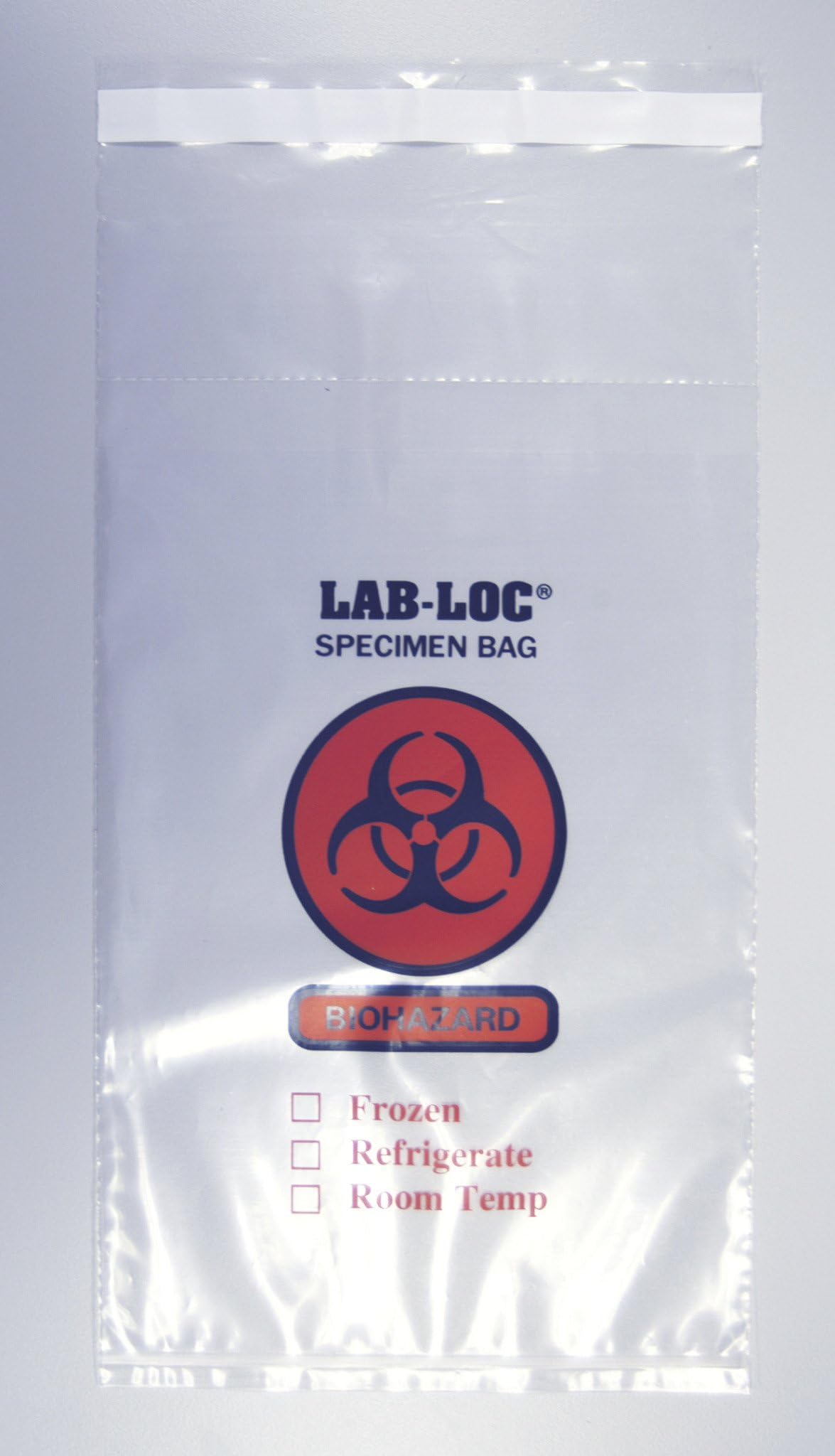 6" X 10" 2 Mil 3-Wall Specimen Transfer "STAT" with Adhesive Closure Bag (1,000 Bags)