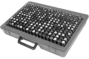 HHIP 4101-1011 55 Piece Pin Gage Set, 0.21 mm - 1.29 mm (- .005)