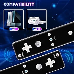 TechKen 2 Pack Wii Remote with Wii Motion Plus