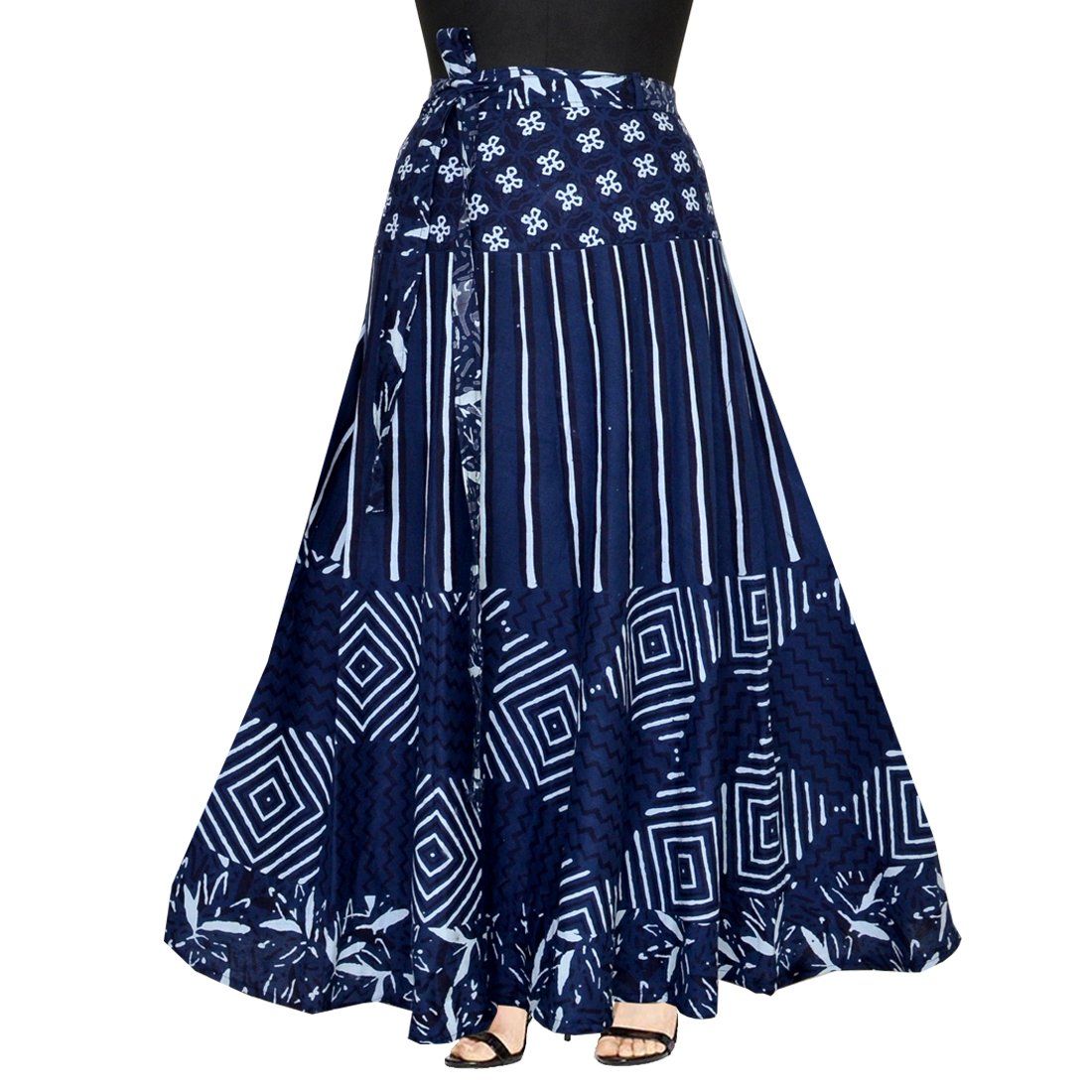 silver organisation women's cotton multi color wrap skirt around 245_wrap.&hellip;