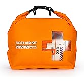 RHINO RESCUE Waterproof Boat First Aid Kit, Lightweight Boat Accessories Dry Bag, Emergency Marine Survival Supplies for Outdoor Kayak, Fishing, Floating, Swimming, Beach & Camping (Orange)