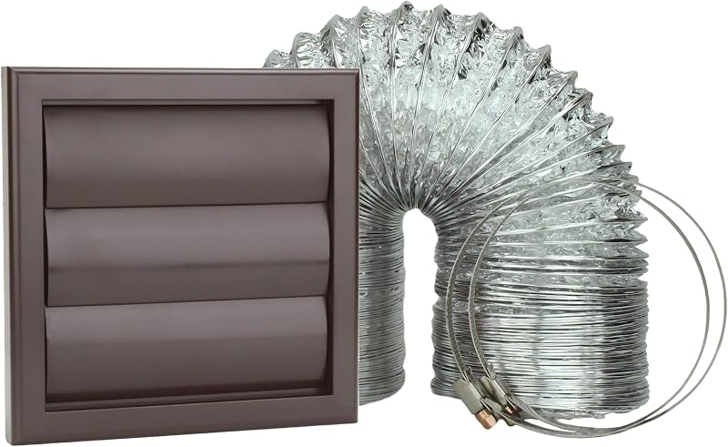 VENTS 4 inch Extractor Fan Kit 100mm Vent Cover 3m Duct Jubilee Clips Cooker
