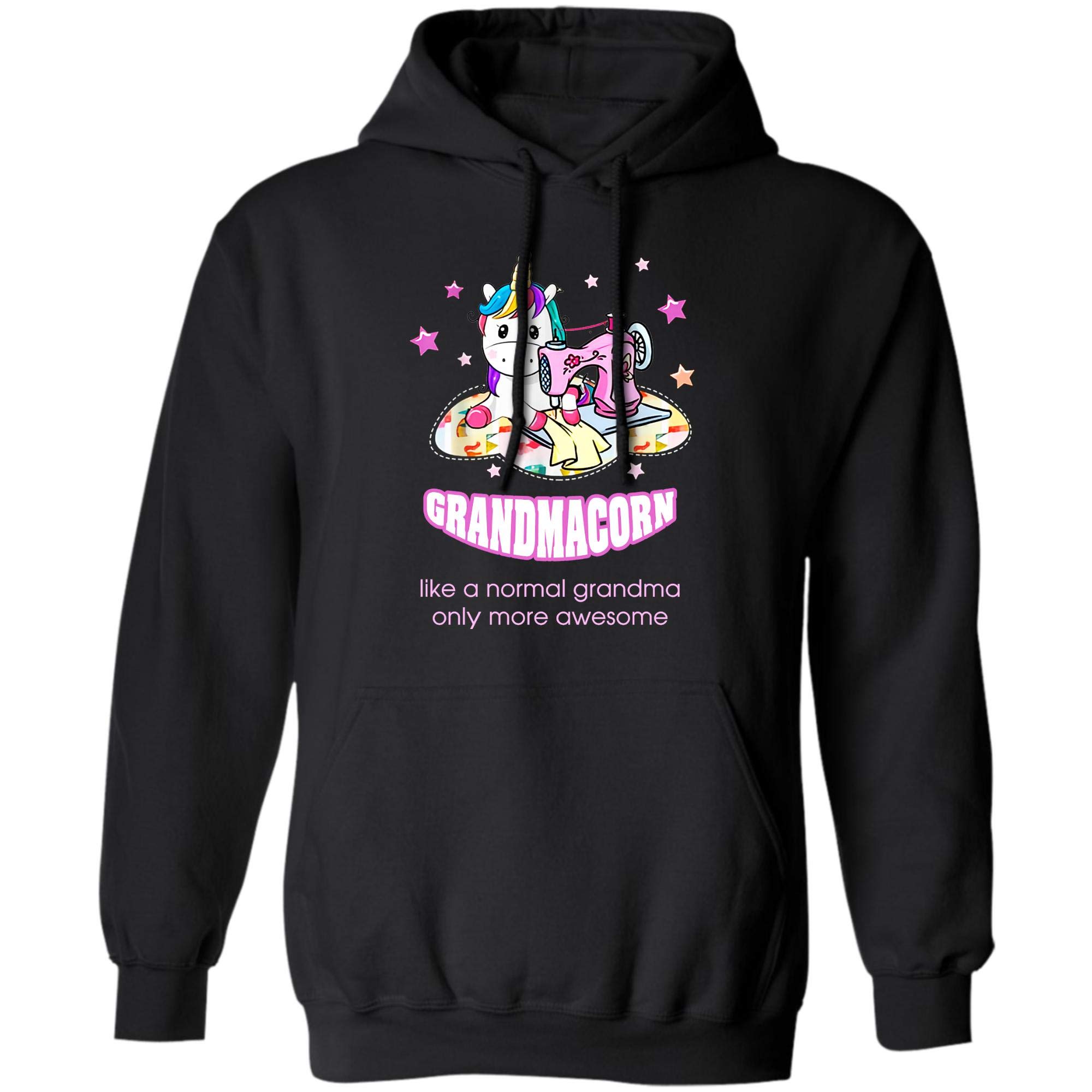 Grandmacorn Like A Normal Grandma Sewing Unicorn Gift Shirt For 