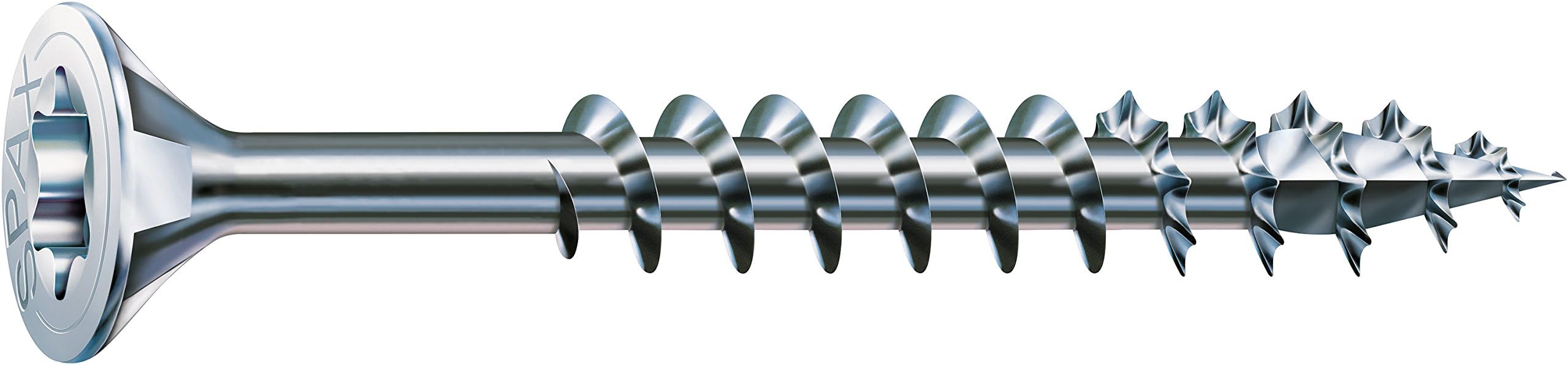 Spax – Universal Screw 3/Blank Galvanised Partially Threaded, Countersunk T-Star Plus 4Cut, A2J – 0191010350303, 191010350403