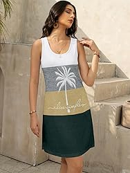 LUXVEER Women's Summer Dress 2025 Sleeveless