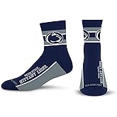 For Bare Feet NCAA mens Lil' Deuce Quarter Sock