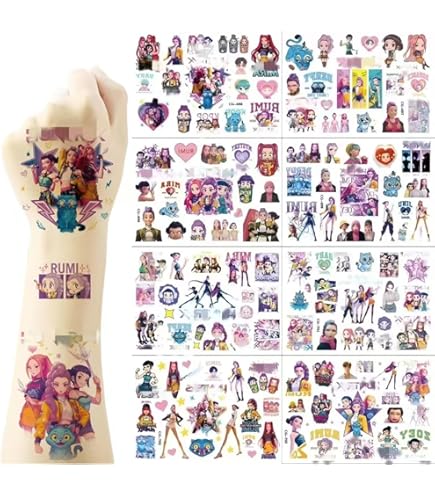 Lot De 110 Autocollants Style Anime Coréen Idol & Demon