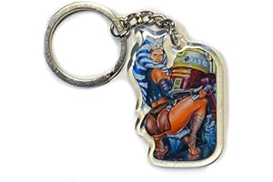 JEREMY WORST "Acrylic Keychain" Sexy Cosplay Pinup Girl Fan Art Accessories Merch Comics (Ahsoka)