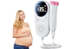 FIOGEO Fetal Monitor for Pregnancy,fetal Monitor Heartbeat, Baby Heartbeat Monitor fetal,Monitor Pregnancy for New Mothers,Baby Heart Beat Monitor Pregnancy
