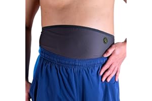 GBmates™ Ostomy Belt Tessa Grey – Premium Breathable Ostomy Bag Cover for Men & Women – Quick-Dry Colostomy, Ileostomy & Stoma Support Belt | Ideal for Swimming, Discreet & Comfortable Fit (M)