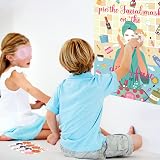 TOYMIS 38pcs Spa Party Games Pin Face Mask Sticker Set Kids Birthday Makeup view 4