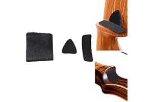 SLNNROA Archery Arrow Rest- Natural Fur Self-Adhesive Shelf Rests with Leather Plates, Arrow Rest Felt for Outdoor Hunting & Shooting Practice