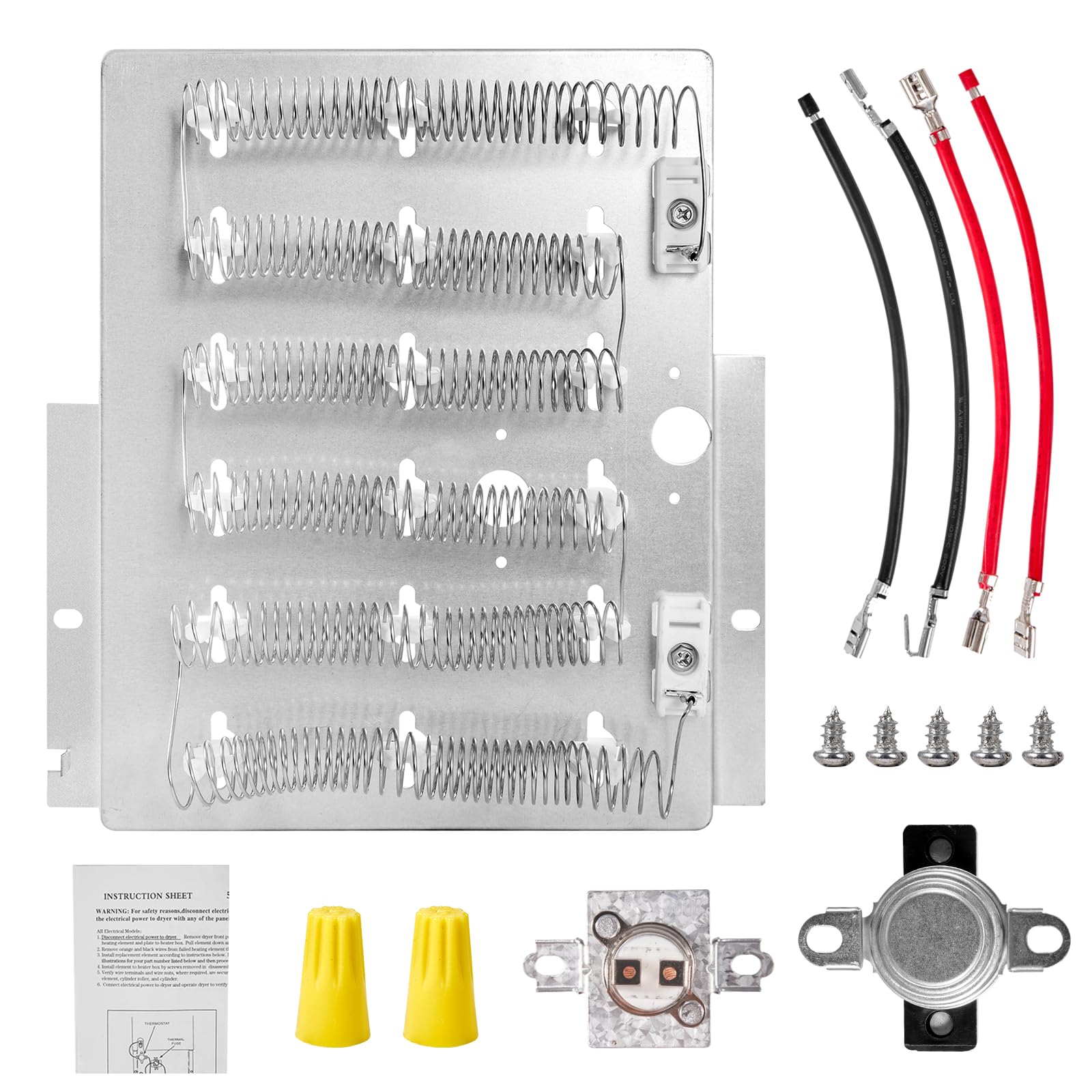 Photo 1 of FILTERUP 503978 61927 Dryer Heating Element Kit Compatible with Speed Queen, Crosley, Amana, Maytag Replaces #964p3 61195 503404 2304695 56047 56179 1914 AP4072871 PS2061575
