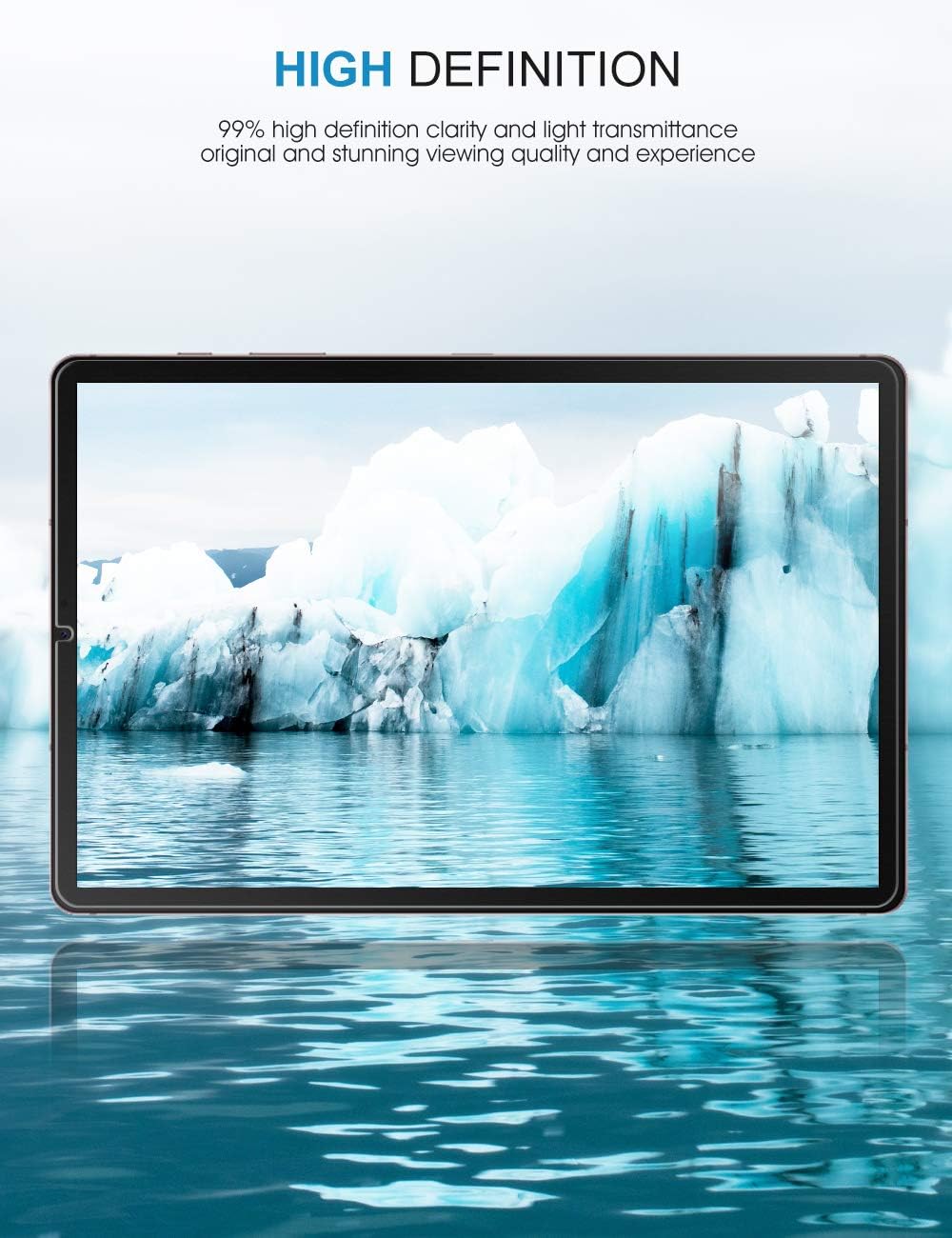 [3-Pack] SPARIN Tempered Glass Screen Protector Compatible with Galaxy Tab S6 / Tab S5e 10.5 inch with S Pen Compatible