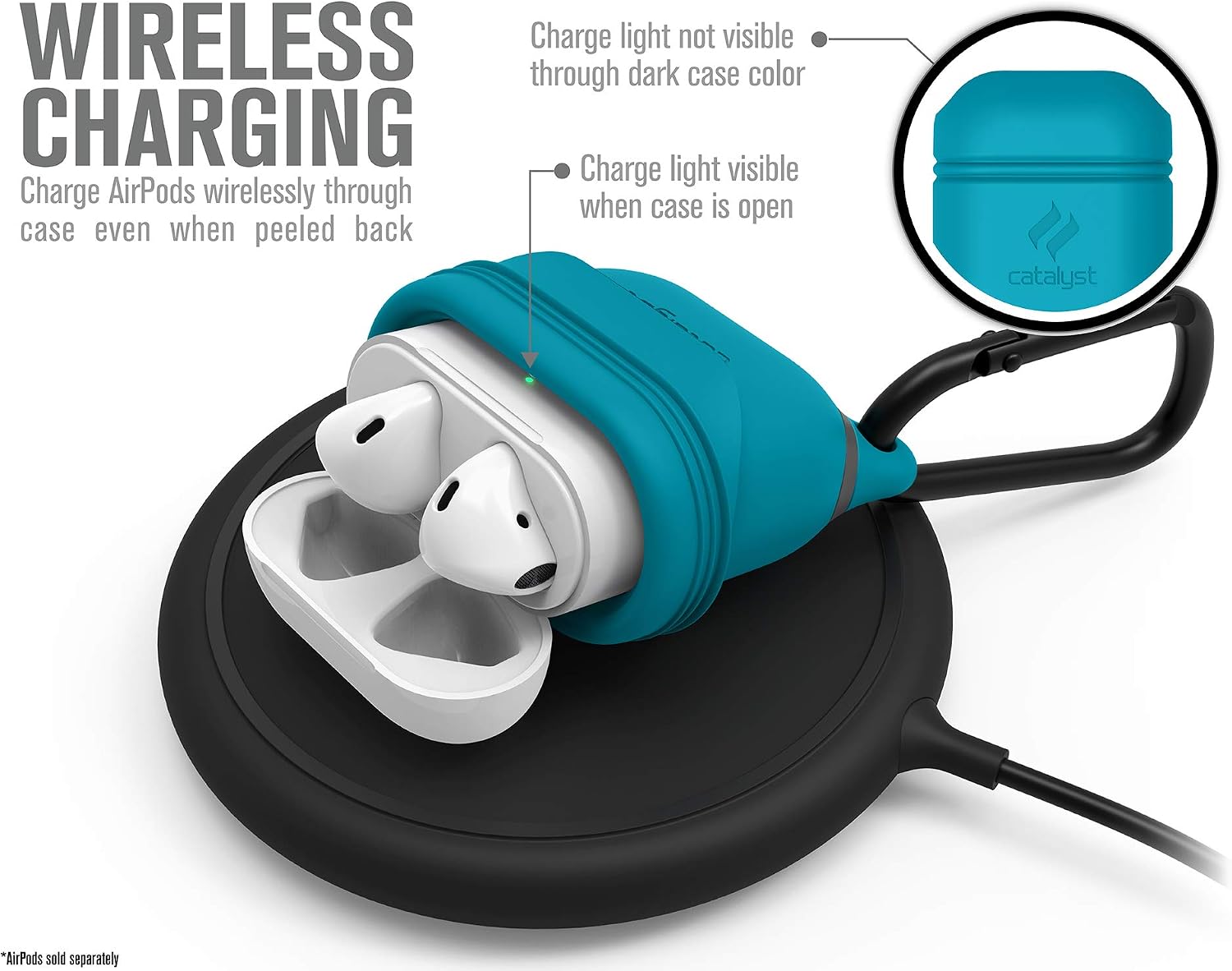 Catalyst Waterproof Case for AirPods 2nd Generation and AirPods 1st Generation - Image 5