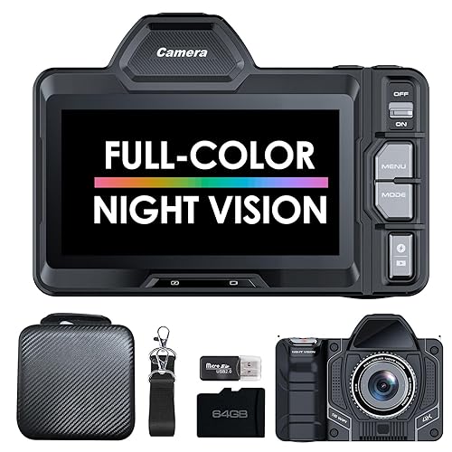 Infrared Color Night Camera 4K Night Vision Camera, Full-Color