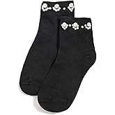 STEMS Women's Pearl Embellished Crew Socks
