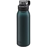 Tiger Vacuum Insulated Carbonated Bottle, 0.3 gal (1.2 L), Stainless Steel, Sports Drink & Beer, Large Capacity, Cold Insulation, Growler, MTA-T120AL Lake Blue (Navy)