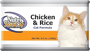 Tuffy'S Pet Food 131320 12-Pack Nutri Cat Chicken/Rice Food, 5-Ounce