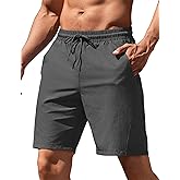 COOFANDY Men's Running Athletic Shorts 9" Gym Workout Lightweight Elastic Waist Sports Shorts